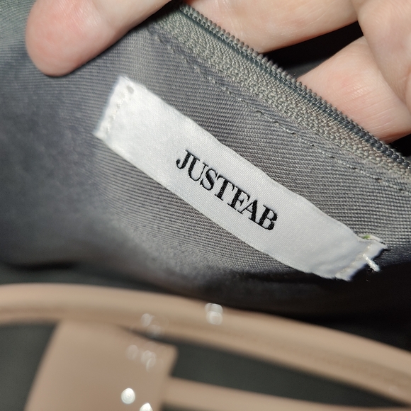 JUSTFAB Tender Pink Patent Leather Dome Handbag - Picture 12 of 12